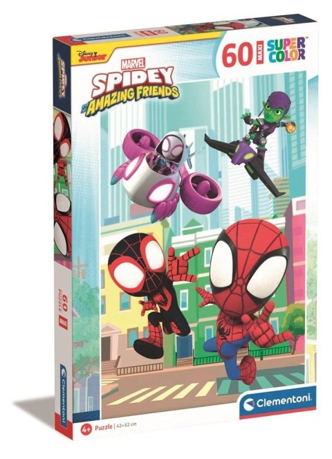Puzzle 60 Maxi Super Kolor Spidey and his Friends Puzzle 60 Maxi Super Kolor Spidey and his Friends