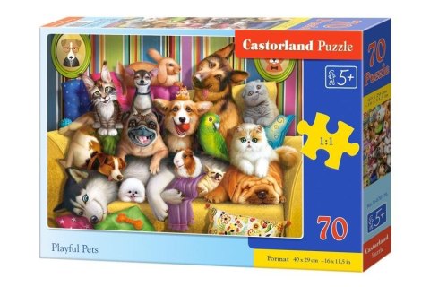 Puzzle 70 Playful Pets CASTOR Puzzle 70 Playful Pets CASTOR