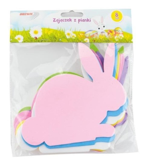 Zajączek z pianki 8szt Zajączek z pianki 8szt