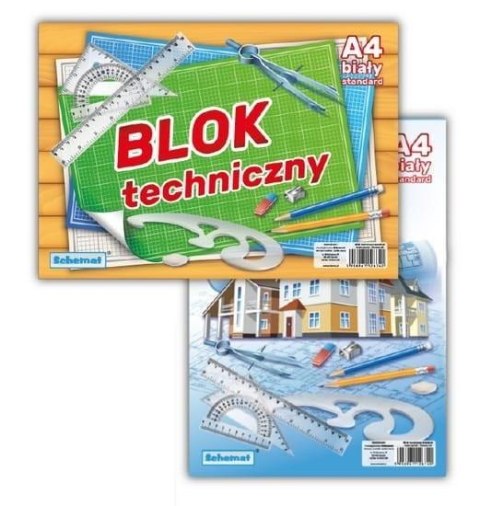 Blok techniczny A4/10K biały (10szt) Blok techniczny A4/10K biały (10szt)