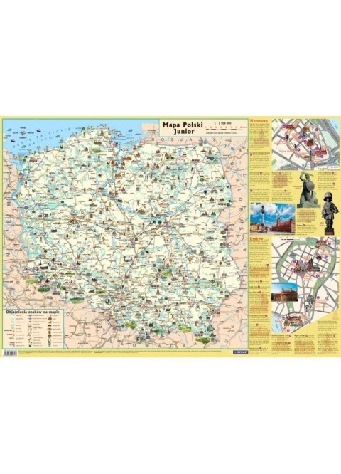 Mapa w tubie: Polska - dla dzieci Mapa w tubie: Polska - dla dzieci