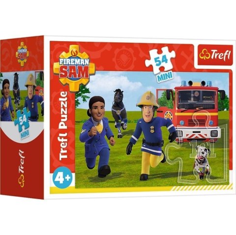 Puzzle 54 Mini Strażak Sam w gotowości 3 TREFL Puzzle 54 Mini Strażak Sam w gotowości 3 TREFL