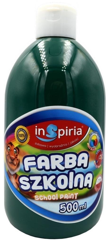 Farba szkolna ciemnozielona 500ml Farba szkolna ciemnozielona 500ml