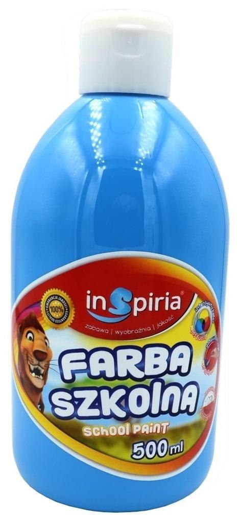 Farba szkolna niebieska 500ml Farba szkolna niebieska 500ml