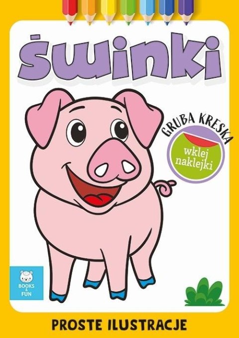 Gruba kreska. Świnki Gruba kreska. Świnki