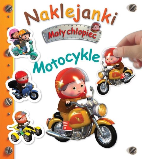 Mały chłopiec. Naklejanki. Motocykle Mały chłopiec. Naklejanki. Motocykle