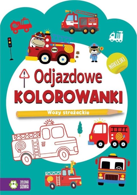 Odjazdowe kolorowanki. Wozy strażackie Odjazdowe kolorowanki. Wozy strażackie