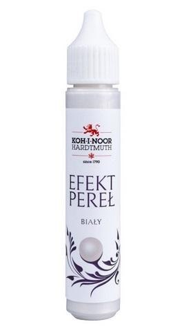 Pisak z efektem perłowym biały 30ml Pisak z efektem perłowym biały 30ml