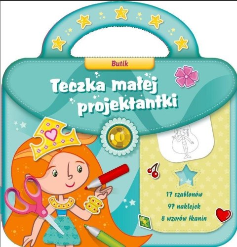 Teczka małej projektantki turkus 2. Butik Teczka małej projektantki turkus 2. Butik