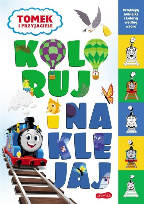 Tomek i przyjaciele. Koloruj i naklejaj 2 Tomek i przyjaciele. Koloruj i naklejaj 2