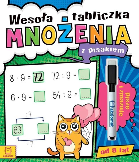 Wesoła tabliczka mnożenia z pisakiem Wesoła tabliczka mnożenia z pisakiem