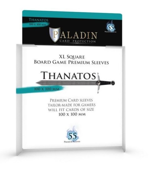 Koszulki na karty Paladin - Thanatos (100x100mm) Koszulki na karty Paladin - Thanatos (100x100mm)