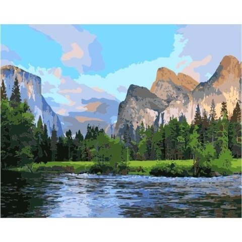 Malowanie po numerach - 40x50cm Park narodowy Malowanie po numerach - 40x50cm Park narodowy