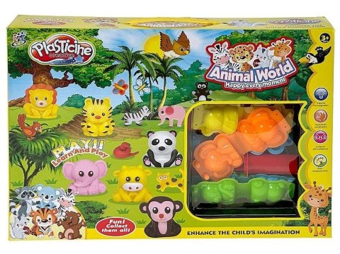 Zestaw ciastoliny z akcesoriami Animal World Zestaw ciastoliny z akcesoriami Animal World