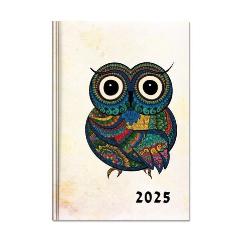 Kalendarz 2025 książkowy B6 dzienny Sowa Kalendarz 2025 książkowy B6 dzienny Sowa