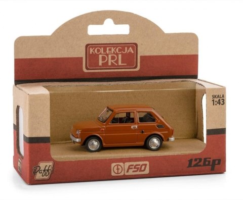 Kolekcja PRL Fiat 126p brązowy Kolekcja PRL Fiat 126p brązowy