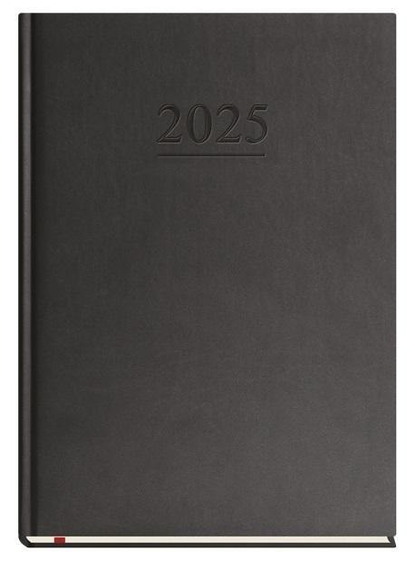 Terminarz 2025 A4 tygodniowy uniwersalny czarny Terminarz 2025 A4 tygodniowy uniwersalny czarny