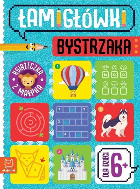 Łamigłówki bystrzaka. Książeczka z małpką Łamigłówki bystrzaka. Książeczka z małpką