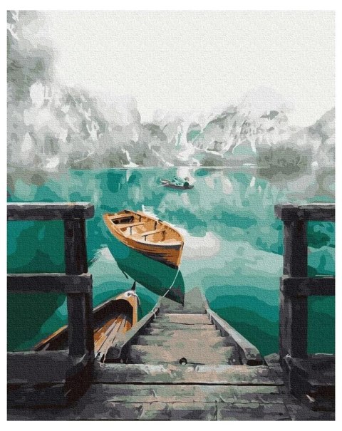Malowanie po numerach - Jezioro Bryce 40x50cm Malowanie po numerach - Jezioro Bryce 40x50cm