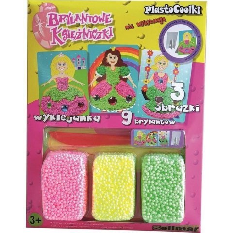 PlastoCoolki: Wyklejanka Księżniczki PlastoCoolki: Wyklejanka Księżniczki