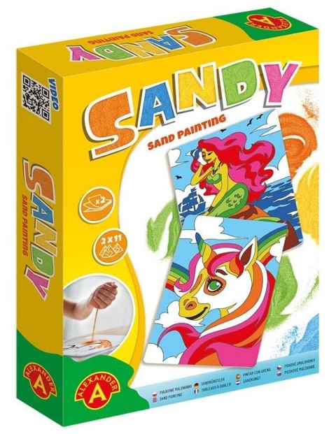 Sandy Piaskowe Malowanki Syrenka, jednorożec ALEX Sandy Piaskowe Malowanki Syrenka, jednorożec ALEX