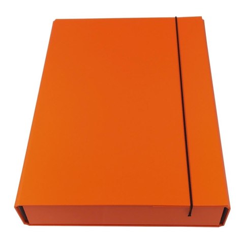 Teczka box z gumką pomarańczowa Teczka box z gumką pomarańczowa