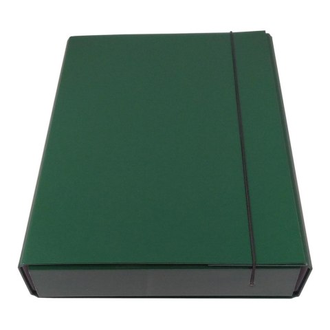 Teczka box z gumką zielona Teczka box z gumką zielona
