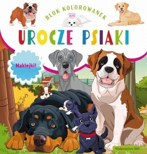 Blok kolorowanek. Urocze psiaki Blok kolorowanek. Urocze psiaki