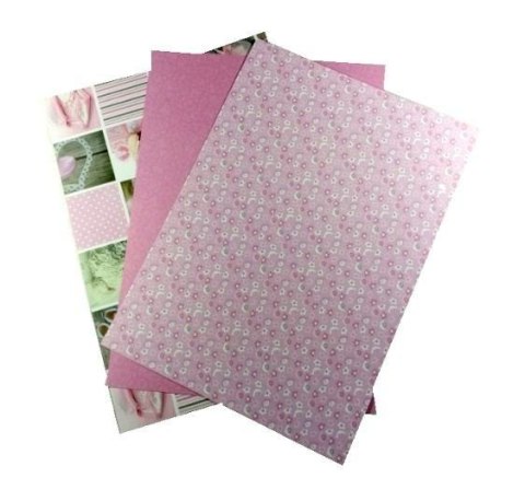 Karton 300g baby 24x34cm 3 ark MIX Karton 300g baby 24x34cm 3 ark MIX