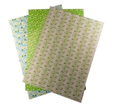 Karton 300g wiosenne kwiaty 24x34cm 3 ark MIX Karton 300g wiosenne kwiaty 24x34cm 3 ark MIX