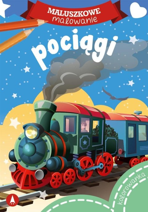 Maluszkowe malowanie. Pociągi Maluszkowe malowanie. Pociągi