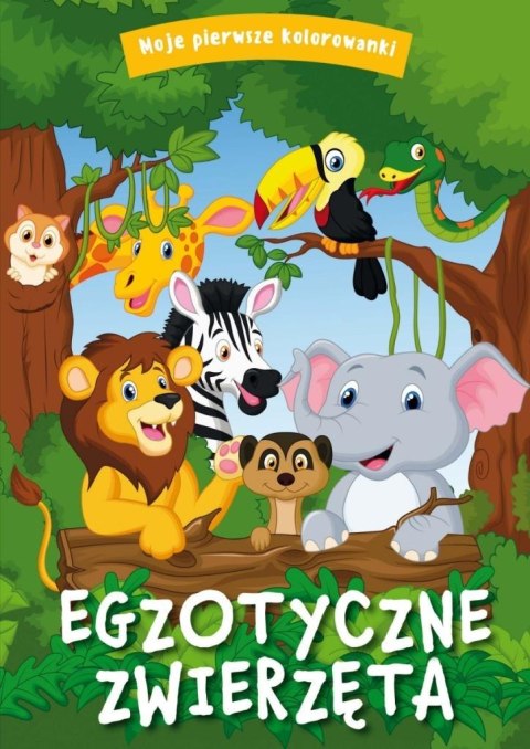 Moje pierwsze kolorowanki. Egzotyczne zwierzęta Moje pierwsze kolorowanki. Egzotyczne zwierzęta