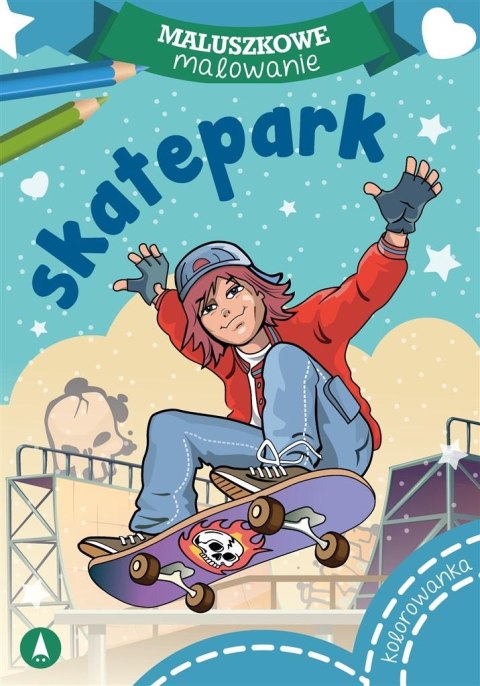 Maluszkowe malowanie. Skatepark Maluszkowe malowanie. Skatepark