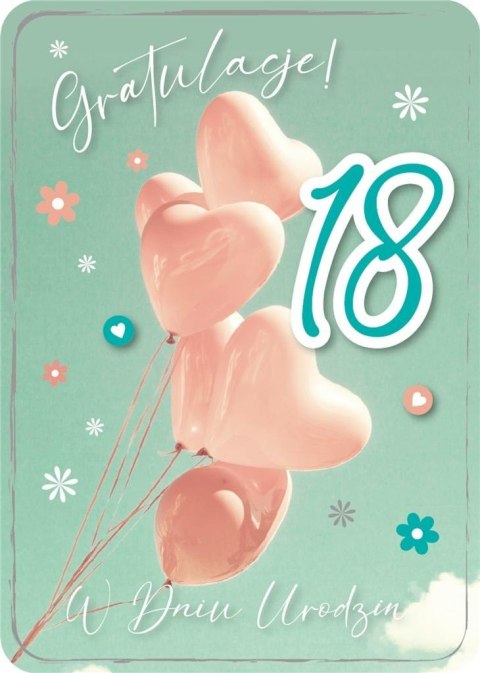 Karnet Urodziny 18 GM Karnet Urodziny 18 GM
