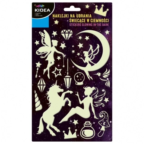Naklejki na ubrania świecące Magiczny świat Kidea Naklejki na ubrania świecące Magiczny świat Kidea