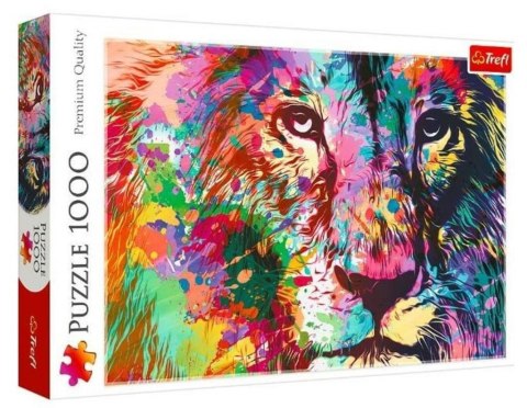 Puzzle 1000 Kolorowy lew TREFL Puzzle 1000 Kolorowy lew TREFL