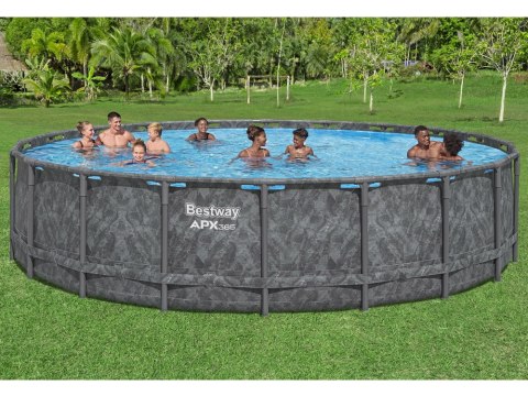 Bestway APX365 Basen stelażowy 610x 132cm CAŁOROCZNY pompa drabinka 561KE
