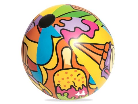 Bestway Dmuchana kolorowa piłka plażowa 91cm 31044