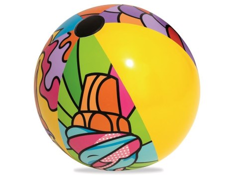 Bestway Dmuchana kolorowa piłka plażowa 91cm 31044