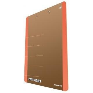 Clipboard z klipsem A4 pomarańczowy DONAU Clipboard z klipsem A4 pomarańczowy DONAU
