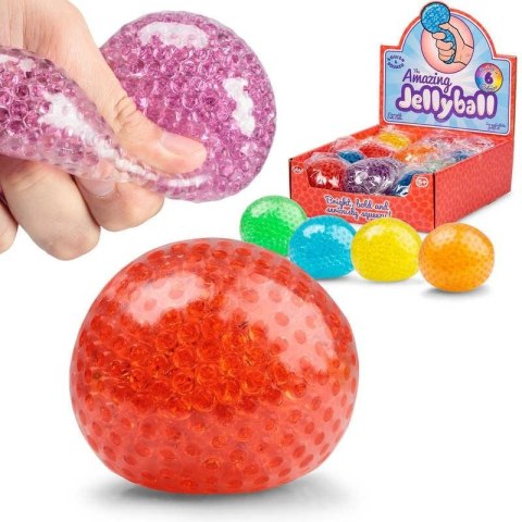 Piłeczka gniotek z kuleczkami MIX Piłeczka gniotek z kuleczkami MIX
