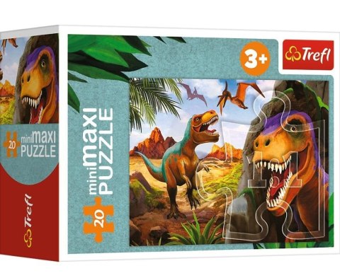 Puzzle 20 miniMaxi Poznaj świat dinozaurów 3 TREFL Puzzle 20 miniMaxi Poznaj świat dinozaurów 3 TREFL