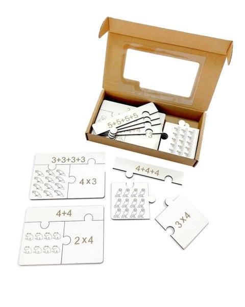 Puzzle matematyczne mnożenia a dodawanie Puzzle matematyczne mnożenia a dodawanie