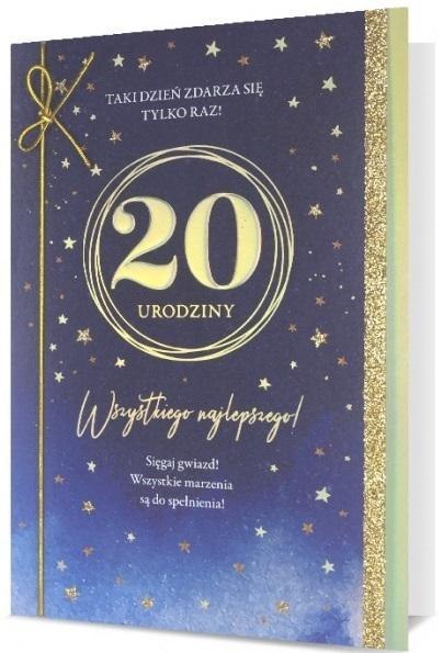 Karnet B6 Urodziny 20 Karnet B6 Urodziny 20