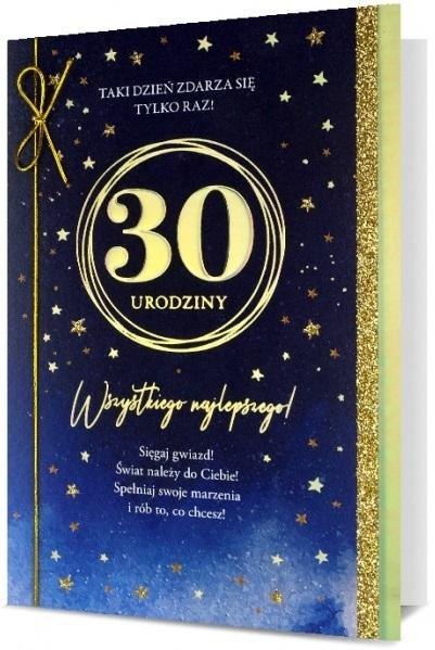 Karnet B6 Urodziny 30 Karnet B6 Urodziny 30
