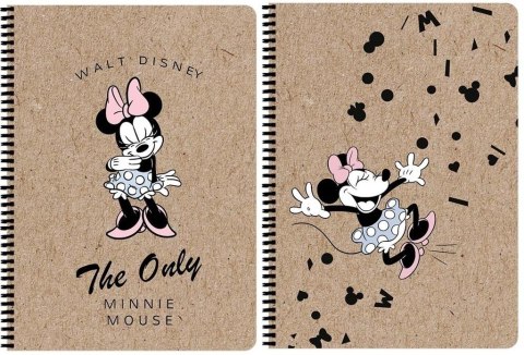 Kołozeszyt A4/80K kratka Minnie Mouse Kraft Kołozeszyt A4/80K kratka Minnie Mouse Kraft