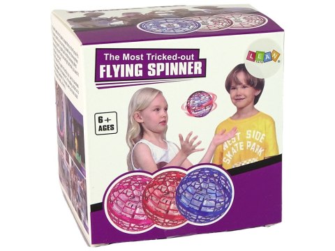 Latająca Wirująca Kula Niebieska Flynova Sterowana Ręką LED 10 cm Latająca Wirująca Kula Niebieska Flynova Sterowana Ręką LED 10 cm