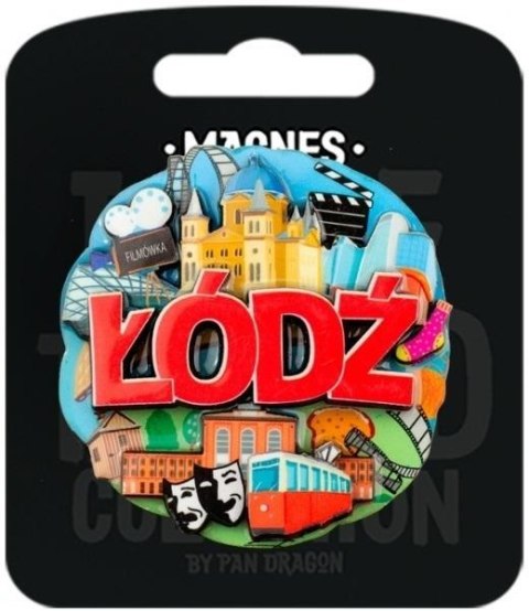 Magnes I love Poland Łódź ILP-MAG-C-LOD-01 Magnes I love Poland Łódź ILP-MAG-C-LOD-01