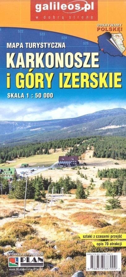 Mapa - Karkonosze i góry izraelskie 1:50 000 Mapa - Karkonosze i góry izraelskie 1:50 000