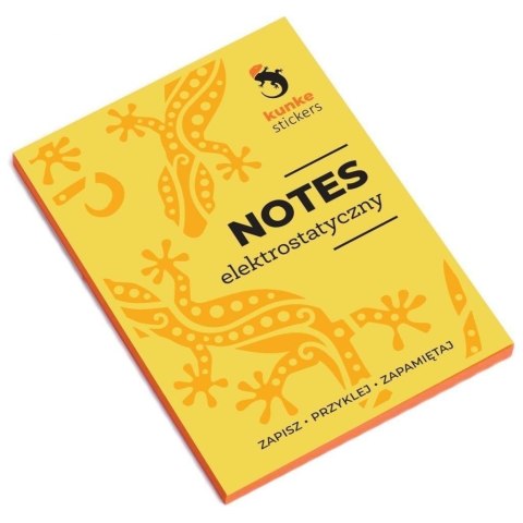 Notes elektrostatyczny pomarańczowy 100 karteczek Notes elektrostatyczny pomarańczowy 100 karteczek